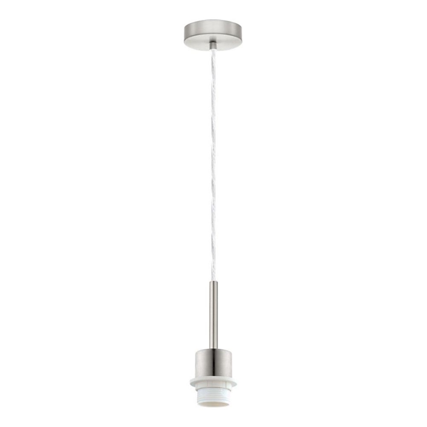 Eglo - Lámpara colgante LED TUNJA con cable 1xE27/60W/230V color crema