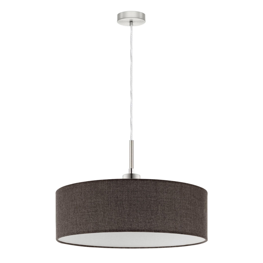 Eglo - Lámpara colgante LED TUNJA con cable 1xE27/60W/230V marrón