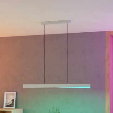Eglo - Lámpara colgante regulable LED RGBW de cable LED/19W/230V 2700-6500K gris