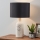 Eglo - Lámpara de mesa 1xE27/40W/230V negra/blanca