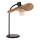Eglo - Lámpara de mesa 1xE27/42W/230V marrón/negro