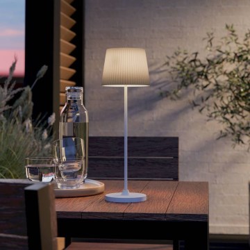 Eglo - Lámpara de mesa LED recargable, táctil y regulable LED/3,8W/5V 2400/3000/4000K 2000 mAh blanco/verde