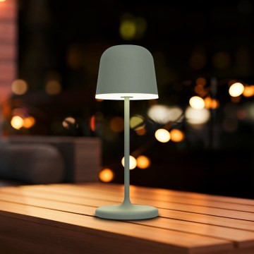 Eglo - Lámpara de mesa LED recargable, táctil y regulable para exterior LED/1,8W/5V 2500/3000/4000K 2500 mAh IP54 verde