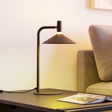 Eglo - Lámpara de mesa LED RGBW regulable LED/7,5W/230V 2700-6500K negra
