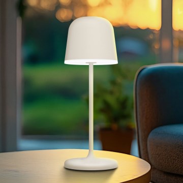 Eglo - Lámpara de mesa LED táctil recargable y regulable para exterior LED/1,8W/5V 2500/3000/4000K 2500 mAh IP54 color crema