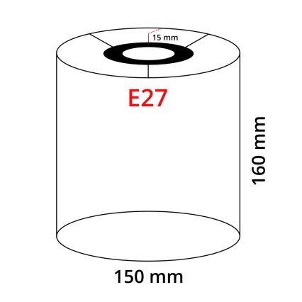 Eglo - Lámpara de mesa LED TUNJA 1xE27/60W/230V color crema