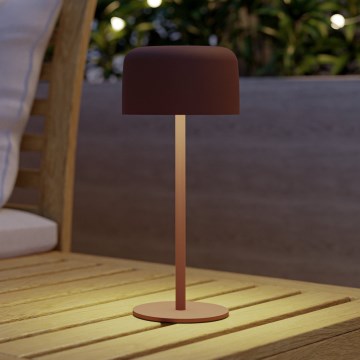 Eglo - Lámpara de mesa táctil recargable solar LED/2,8W/3,7V 1800 mAh IP44 naranja