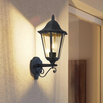 Eglo - Lámpara de pared exterior 1xE27/60W/230V IP44