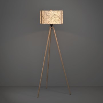 Eglo - Lámpara de pie 1xE27/25W/230V beige