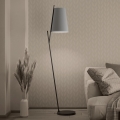 Eglo - Lámpara de pie 1xE27/40W/230V gris