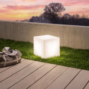 Eglo - Lámpara de pie de exterior 1xE27/15W/230V 30x30 cm IP65