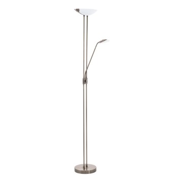 Eglo - Lámpara de pie LED regulable LED/20W + LED/2,5W en bronce