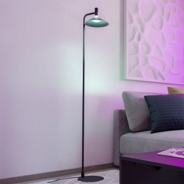 Eglo - Lámpara de pie LED RGBW regulable, 7,5 W, 230 V, 2700–6500 K, negra