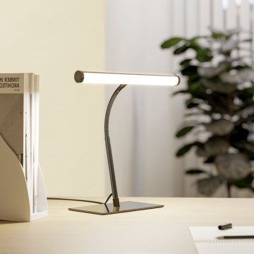 Eglo - Lámpara de sobremesa táctil LED regulable LED/5W/230V 2700/4000/6500K negro cromado