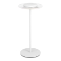 Eglo - Lámpara de sobremesa táctil recargable y regulable LED RGBW, 5V, 2000 mAh, blanca