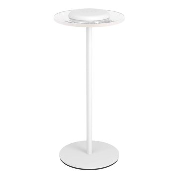 Eglo - Lámpara de sobremesa táctil recargable y regulable LED RGBW, 5V, 2000 mAh, blanca