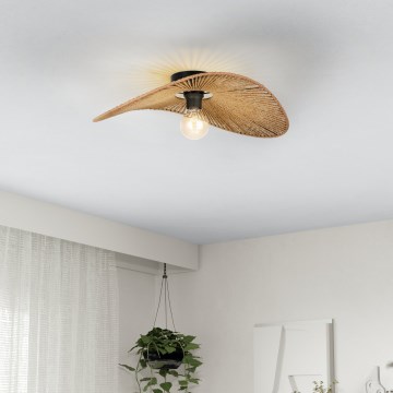 Eglo - Lámpara de techo 1xE27/42W/230V marrón/negro