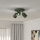 Eglo - Lámpara de techo con 3 focos 3xE14/40W/230V, diámetro 25 cm, verde