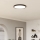 Eglo - Lámpara de techo LED 17 W, 230 V, 2700/4000/6500 K, Ø 38,9 cm, negra