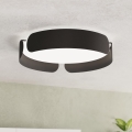 Eglo - Lámpara de techo LED/20W/230V Ø 37 cm negro