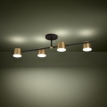 Eglo - Lámpara de techo LED 4xGU10/4,6W/230V 3000K dorado