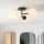 Eglo - Lámpara de techo LED para baño, de montaje en superficie, 4xG9/4,2W/230V IP44, negro