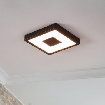 Eglo - Lámpara de techo LED para exterior LED/17W/230V IP44 negra