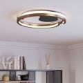Eglo - Lámpara de techo LED regulable 2xLED/20W/230V 2700-6500K diámetro 48 cm acabado en bronce + mando a distancia