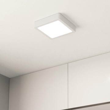 Eglo - Lámpara de techo LED regulable LED/11W/230V blanca 16x16 cm