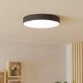 Eglo - Lámpara de techo LED RGBW regulable LED/26W/230V 2700-6500K Ø 49 cm negra