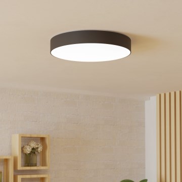Eglo - Lámpara de techo LED RGBW regulable LED/26W/230V 2700-6500K Ø 49 cm negra