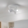 Eglo - Lámpara empotrable para baño 3x GU10/5W/230V, Ø 25 cm, IP44, blanca