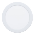 Eglo - Lámpara empotrada LED para baño, 5 LED, 10,5 W, 230 V, IP44, diámetro 16,6 cm