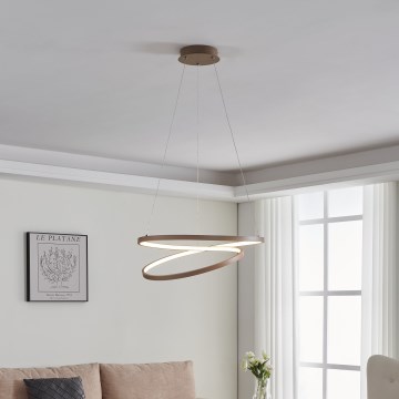 Eglo - Lámpara LED colgante LED/36W/230V 3000K beige