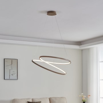 Eglo - Lámpara LED colgante LED/42W/230V 3000K beige