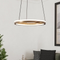 Eglo - Lámpara LED colgante regulable con cable 2xLED/20W/230V 2700-6500K Ø 48 cm bronce + mando a distancia