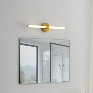 Eglo - Lámpara LED para espejo de baño LED/11W/230V 3000/4000/6500K 60 cm IP44 dorada