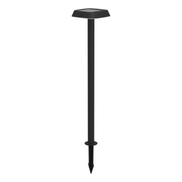 Eglo - Lámpara solar LED con sensor LED/8,5W/3,7V 2200 mAh IP44 negra