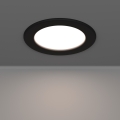 Eglo - LED downlight empotrado para baño LED/6,3W/230V 2700/4000/6500K Ø 11,9 cm IP44 negro