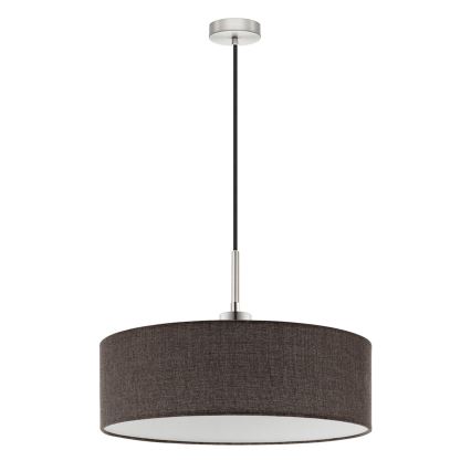 Eglo - LED Lámpara colgante en cable TUNJA 1xE27/60W/230V marrón
