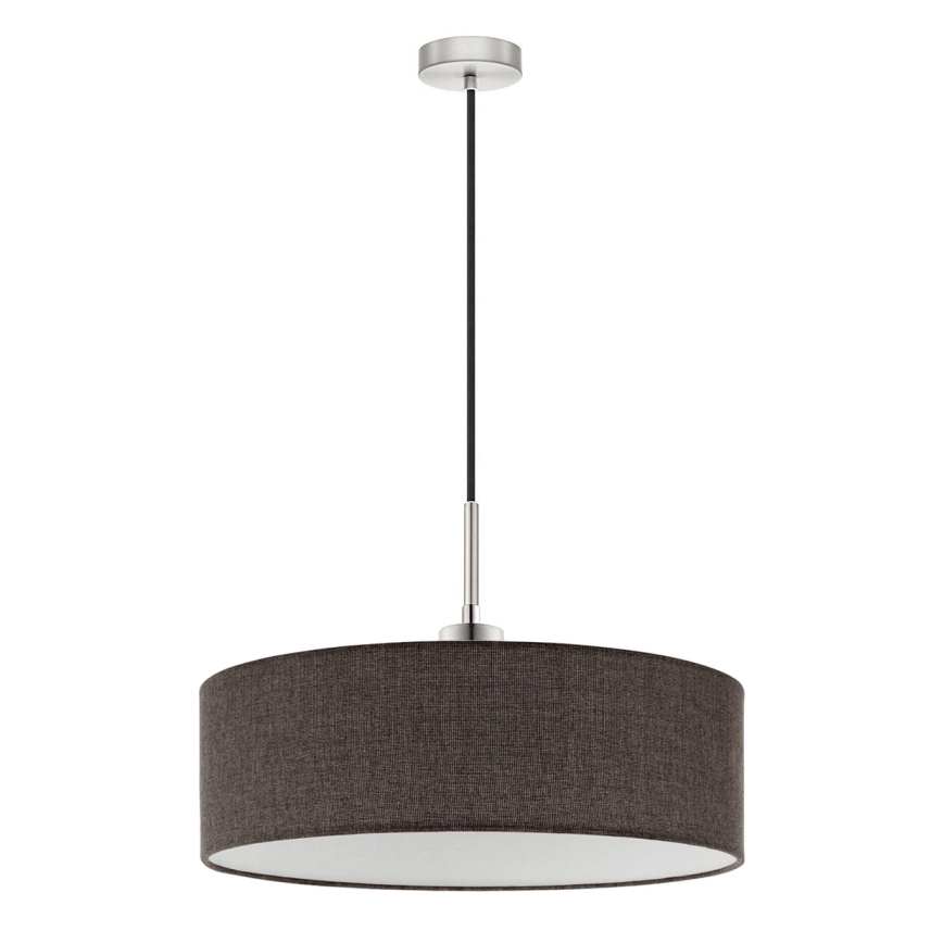 Eglo - LED Lámpara colgante en cable TUNJA 1xE27/60W/230V marrón