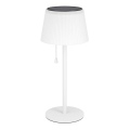 Eglo - LED lámpara de mesa solar recargable LED/2,3W/3,7V 3000/4000/6500K 1800 mAh IP44 blanca