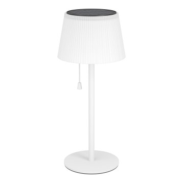 Eglo - LED lámpara de mesa solar recargable LED/2,3W/3,7V 3000/4000/6500K 1800 mAh IP44 blanca