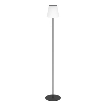 Eglo - LED Lámpara solar de pie recargable LED/2,3W/3,7V 3000/4000/6500K 1800 mAh IP44 negra