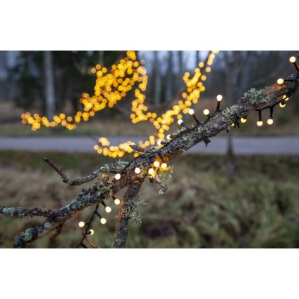 Eglo - Cadena navideña LED para exterior 700xLED/8 funciones 19m IP44 blanco cálido
