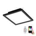 Eglo - LED RGB luminaria de techo regulable SALOBRENA-C LED/16W/230V 30x30 cm + mando a distancia