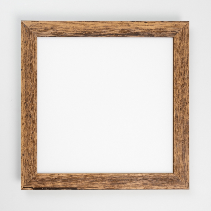 Eglo - LED RGB Panel fijo regulable SALOBRENA-C WOOD LED/24W/230V 2700-6500K 49,5x49,5 cm marrón + control remoto