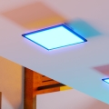 Eglo - LED RGBW Luminaria de techo regulable LED/14W/230V 2700-6500K 30x30 cm negra