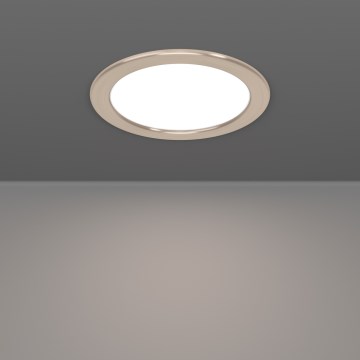 Eglo - LED RGBW Luminaria empotrada regulable para baño LED/9,5W/230V 2700-6500K Ø 16,8 cm IP44 cromo mate