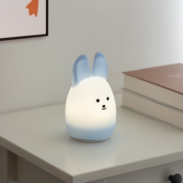 Eglo - LED RGBW Luz nocturna infantil táctil recargable LED/5W/5V 1200 mAh conejito